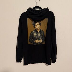 David dobrik pullover hoodie black medium